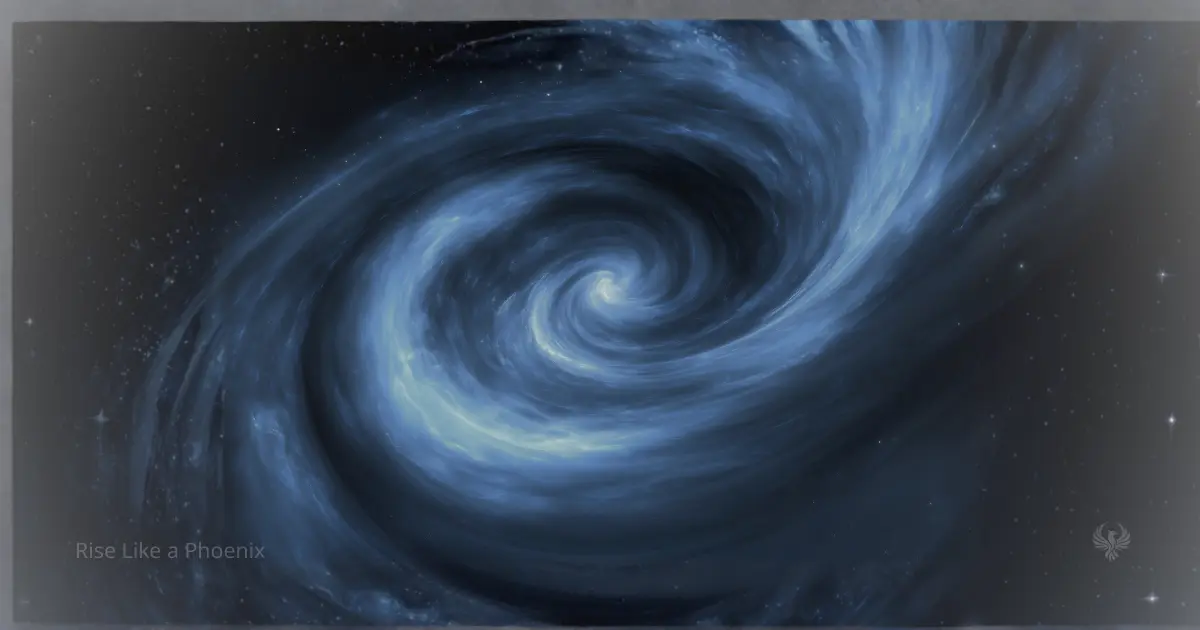 Symbolic depiction of cyclical time and karmic repetition in esoteric astrology.