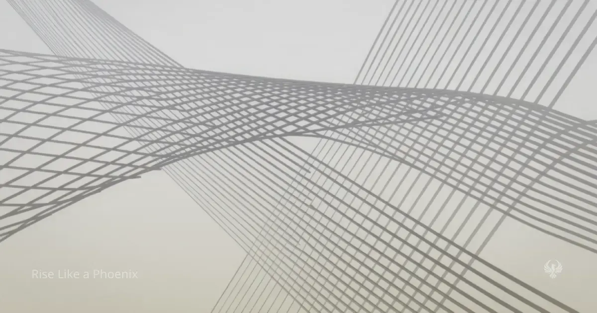 Abstract intersecting lines in neutral tones, representing integration and complementary roles.
