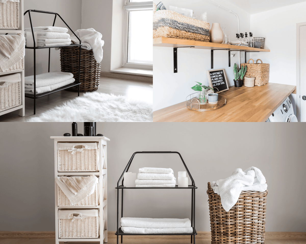 Must-Have Shelves with Laundry Baskets That Will Transform Your Laundry Room!