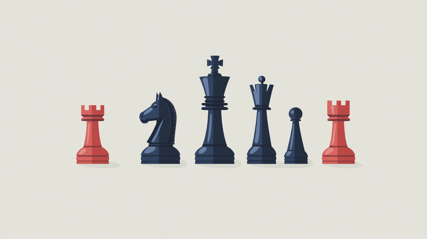 Chess pieces.