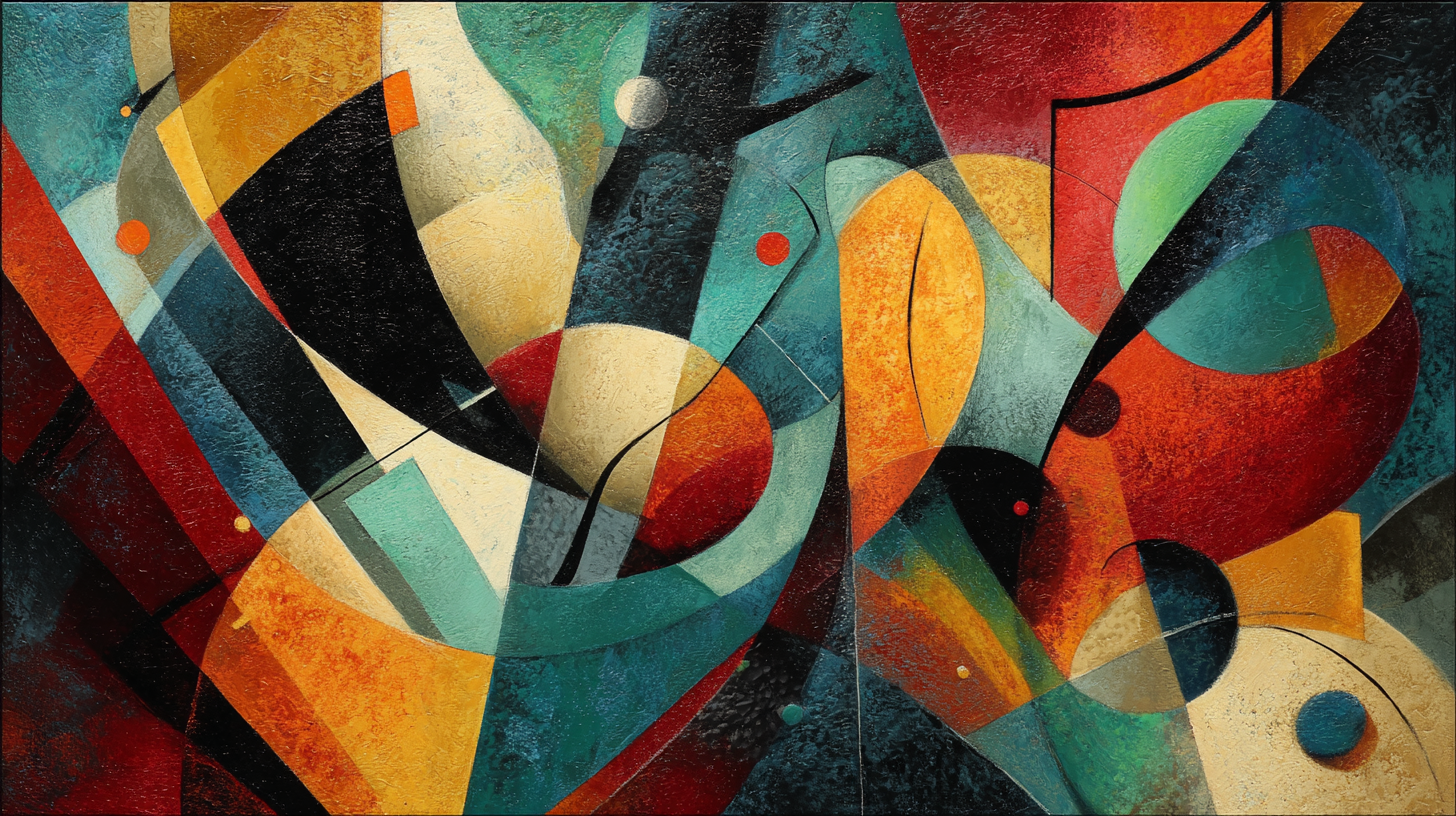 Colorful abstract art.