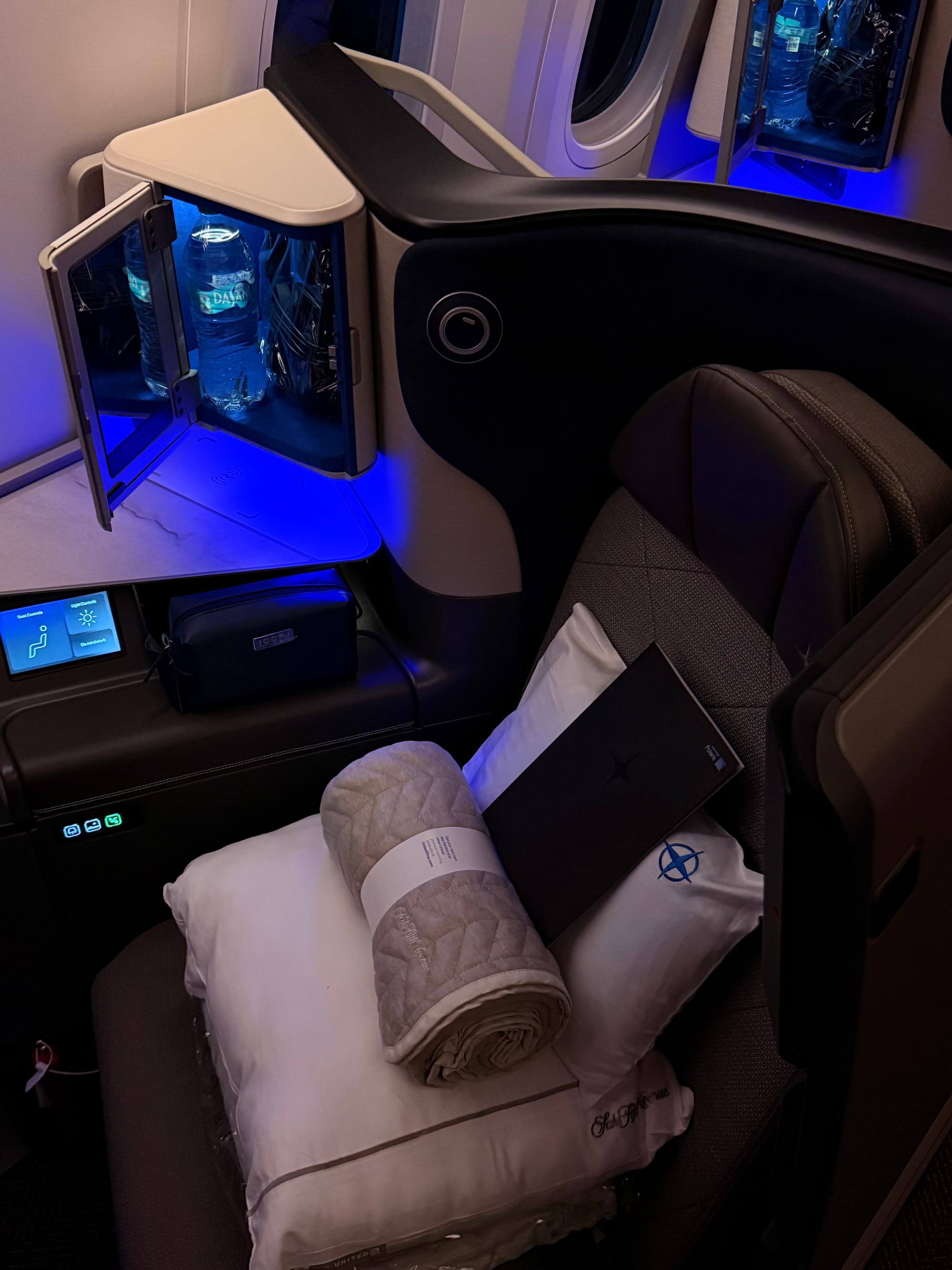 United Polaris Saks Fifth Avenue bedding ready for sleep