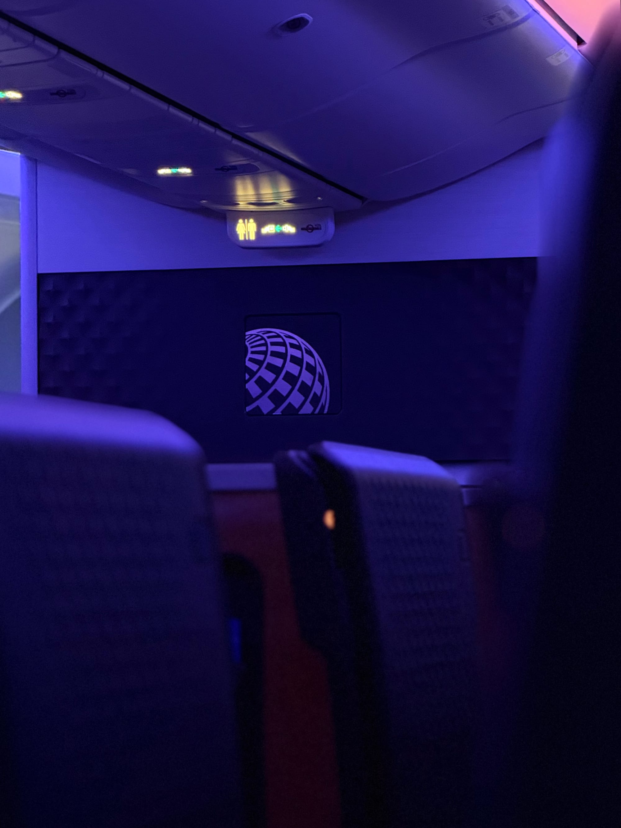 United centennial globe logo on the Polaris OLED screen