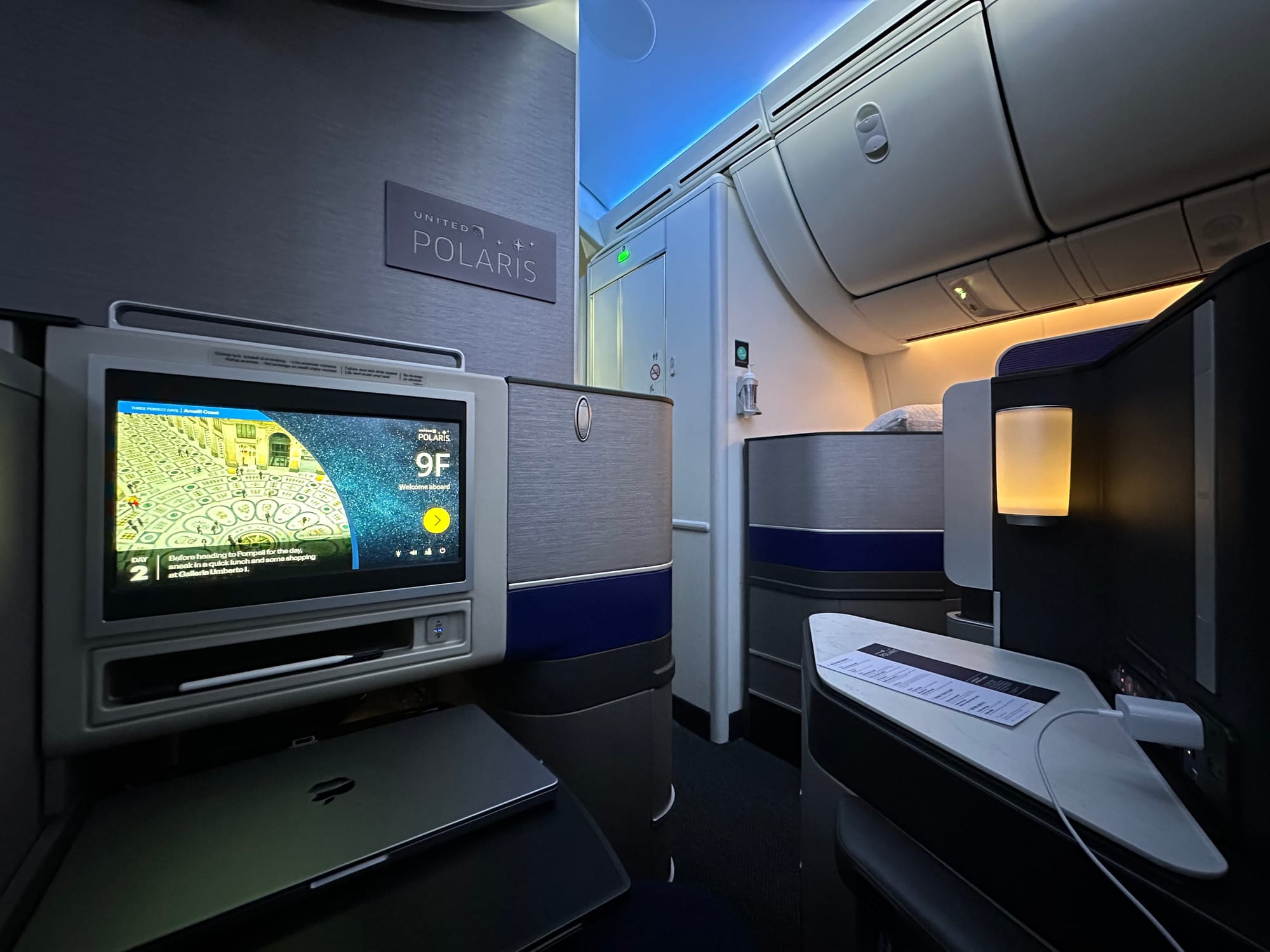Previous generation Polaris cabin on UA1 in 2023