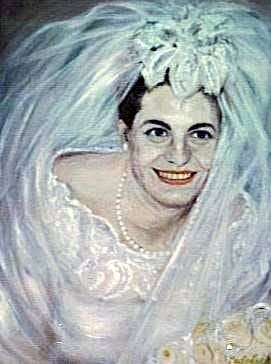 Bride portrait from 50 years ago Probably divorced lol