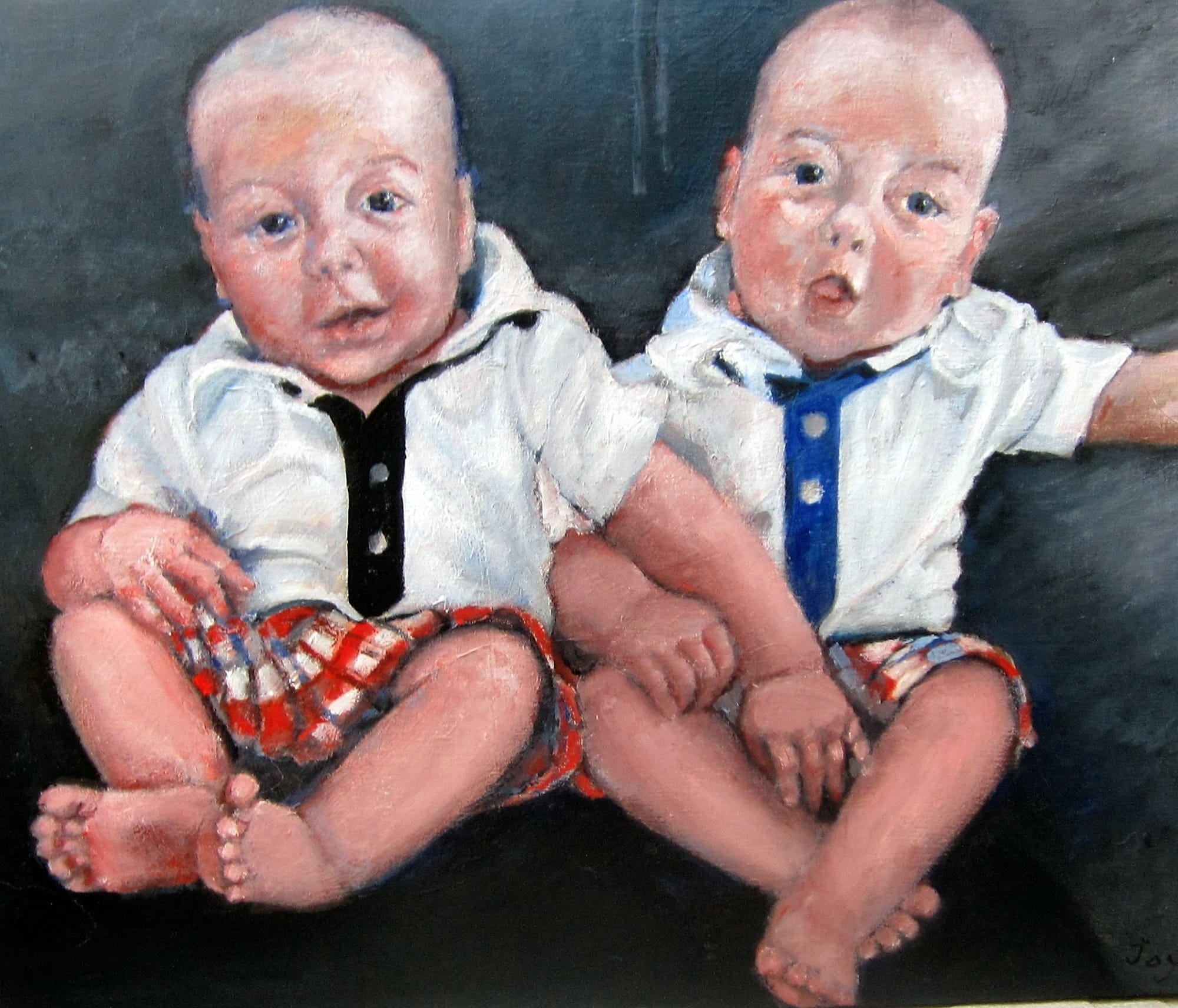 Joan Colbournes twin grandchildren