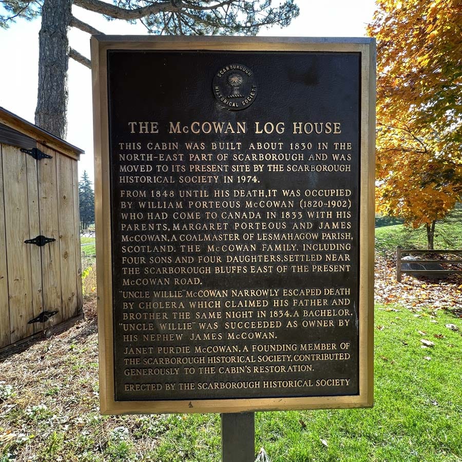 The McCowan Log House