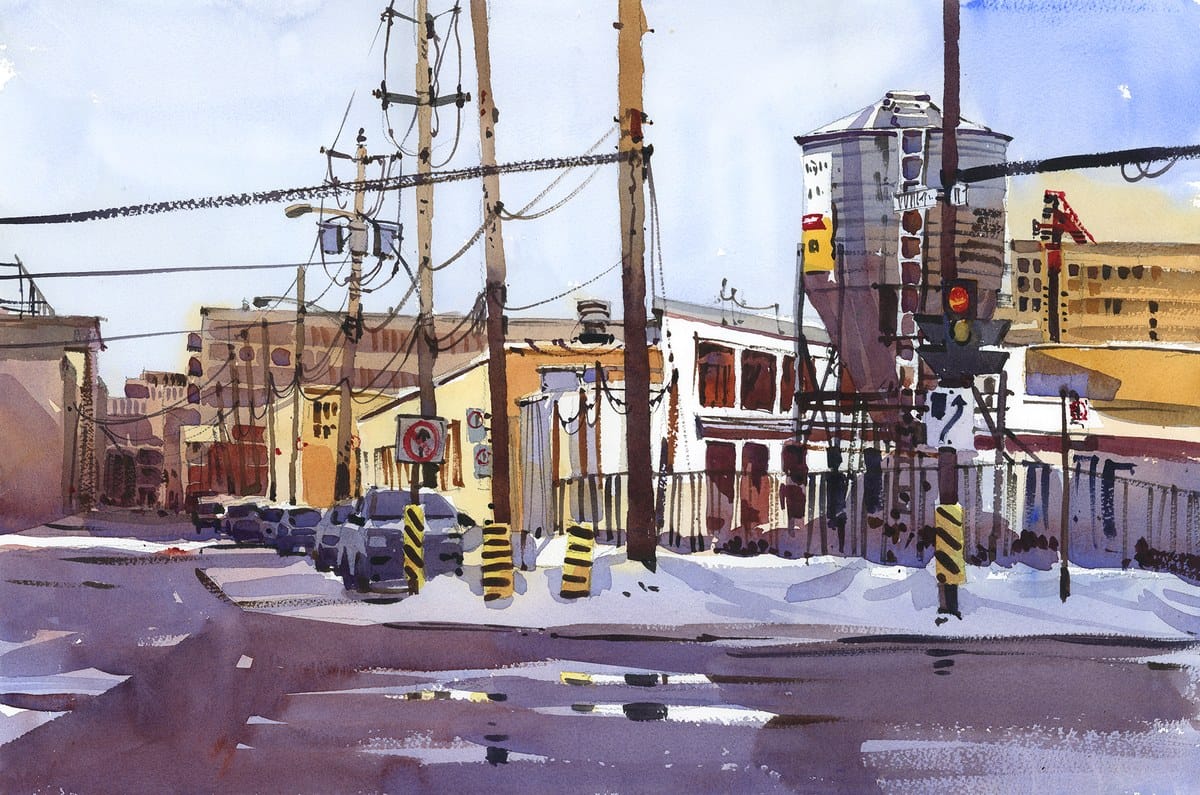 Shari Blaukopf — “William Ottawa”, Watercolour