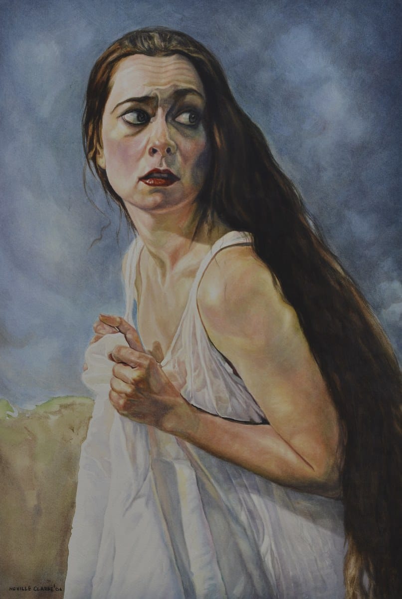 Neville Clarke — “Lot's Wife”, Watercolour