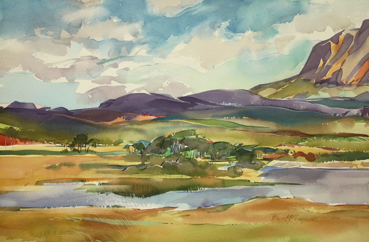 Brent Laycock — “Maskinonge East View”, Watercolour