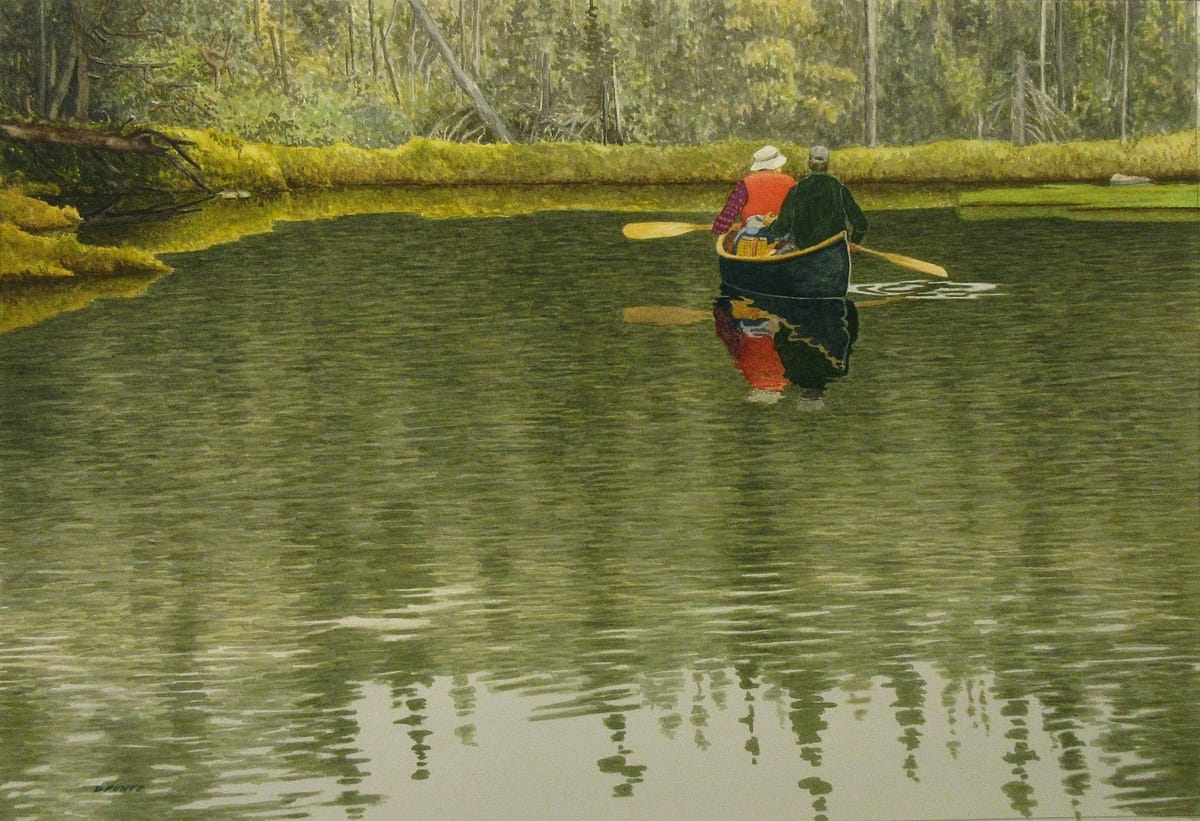 Don Pentz — “Drifters”, Watercolour