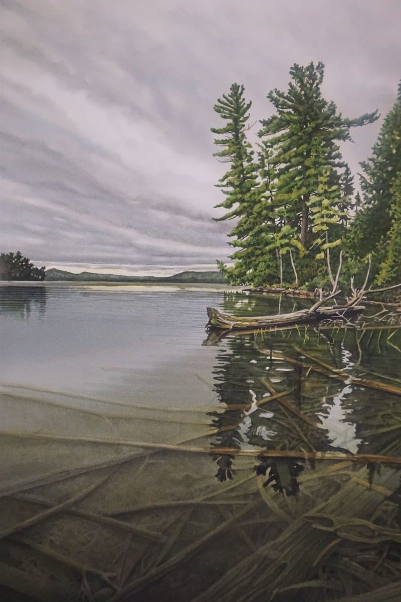 Brent Trach — “Clear Waters, Algonquin”, Watercolour