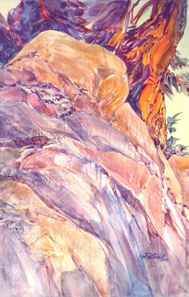 Robbie Laird (Juror) — “Perseverant Partnership #3”, Watercolor Monotype