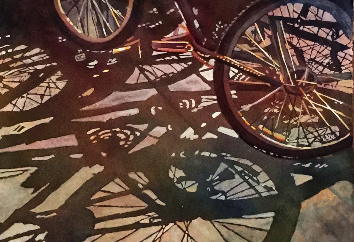 Linda Baker — “All About the Shadows”, Transparent Watercolor