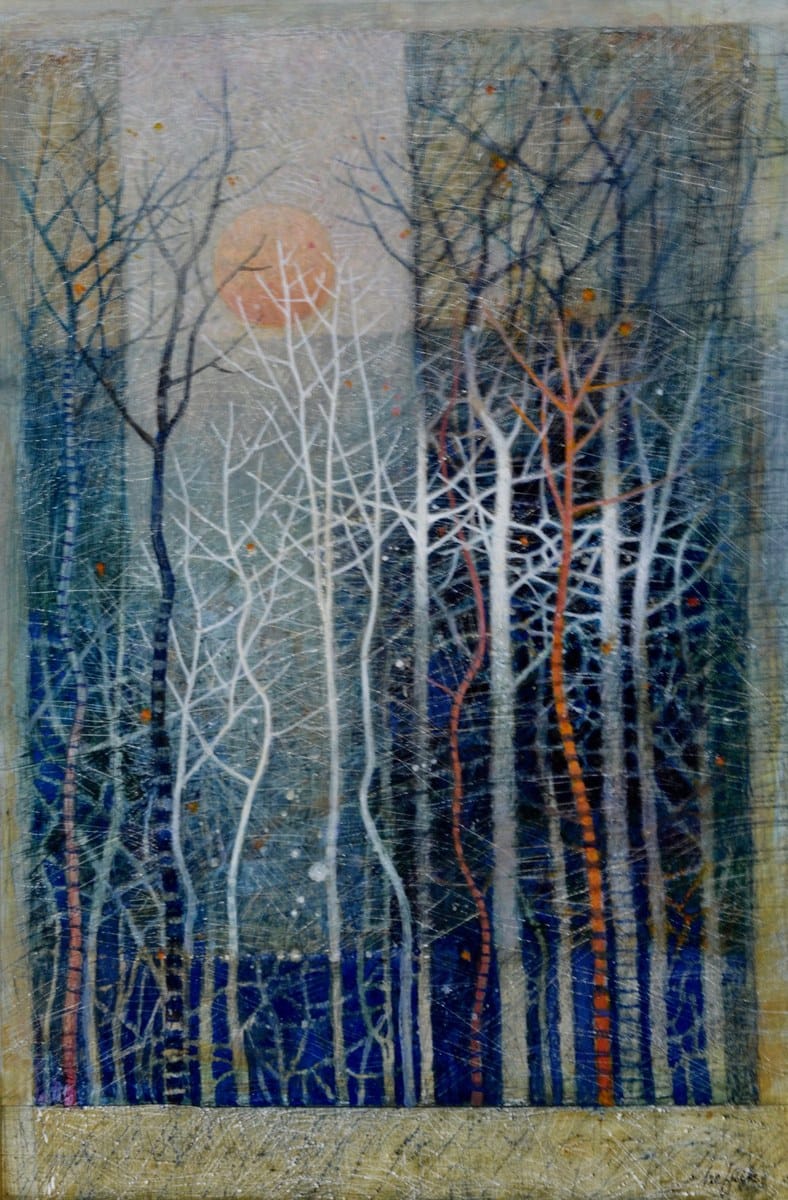 Tom Heflin — “Pale Moon Rises”, Watercolor