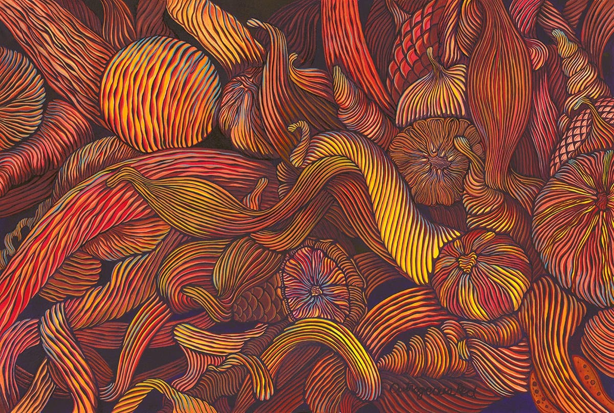 Shirley Kleppe — “What A Riot!”, Watercolor