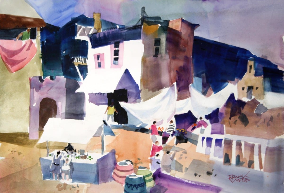 Frank Webb — “San Miguel”, Transparent Watercolor