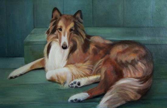 A memorial Dog Portrait -