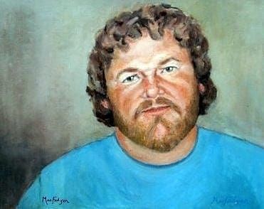 Memorial portrait of a fellow