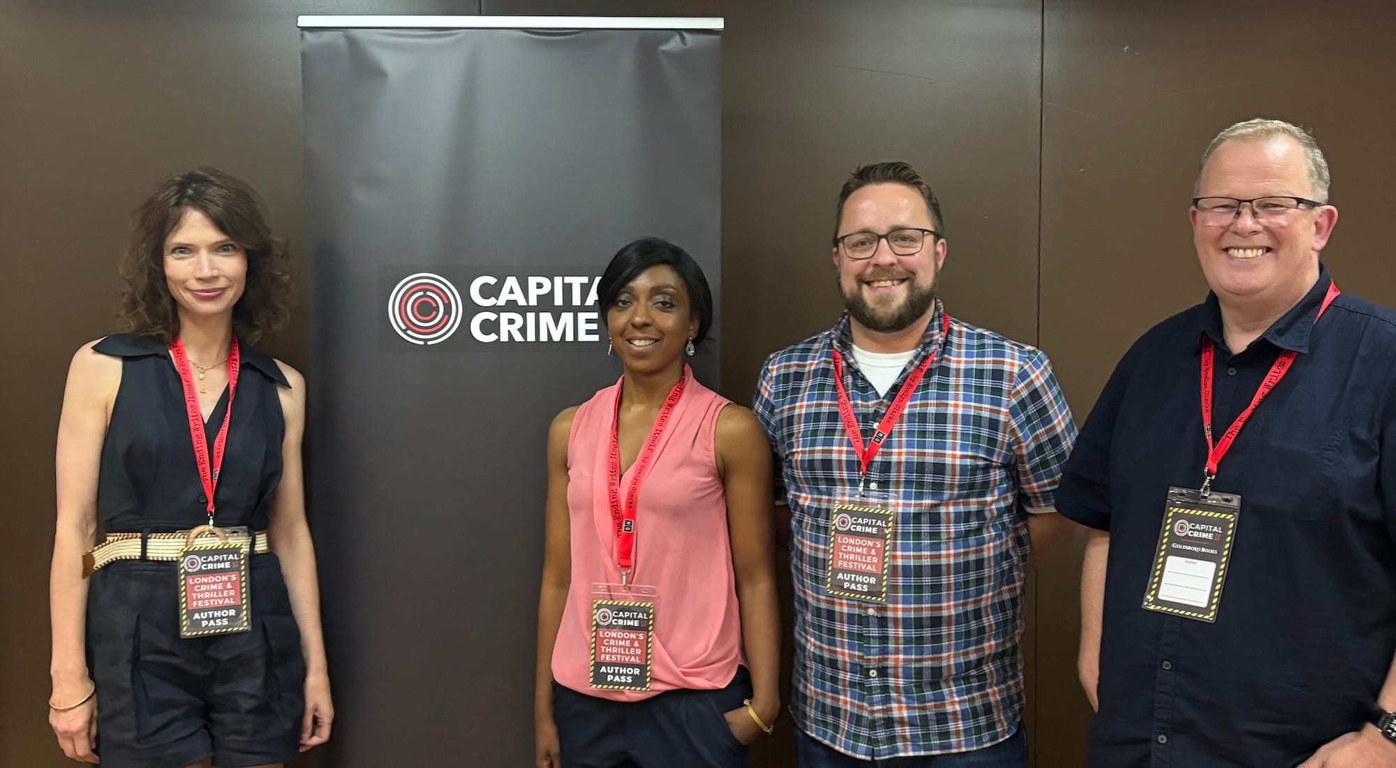 S.M. Govett, Remi Kone, myself and Brian McGilloway just before our event