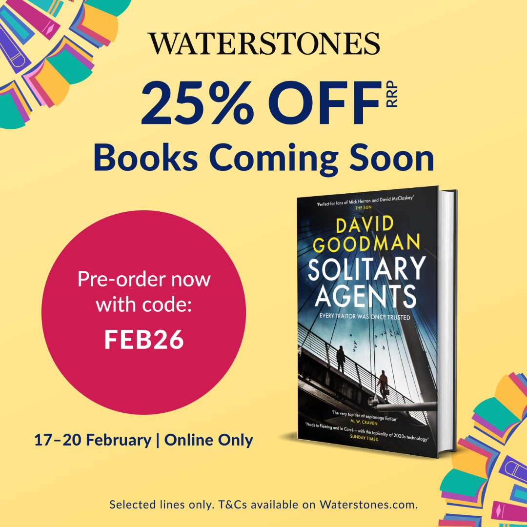 Promo image for Waterstones pre-order sale