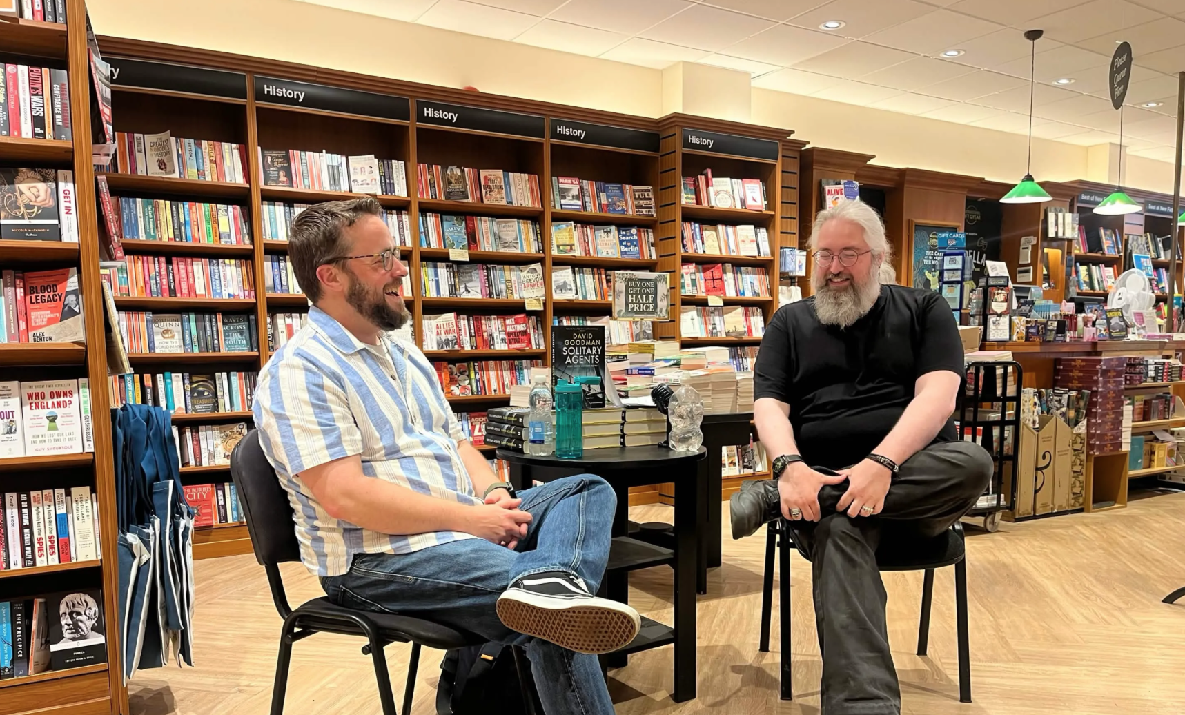 Myself and James at Waterstones Kirckaldy