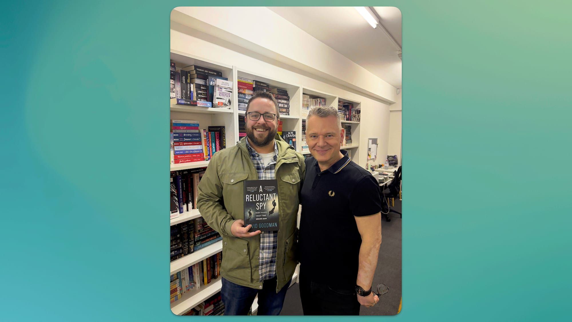 Myself and David Headley at the DHH offices
