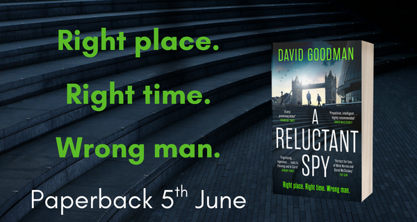 One month to the Reluctant Spy paperback!