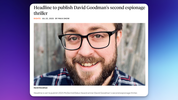 Headline acquires my second novel SOLITARY AGENTS