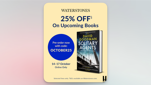 Pre-order Solitary Agents in the Waterstones October Sale