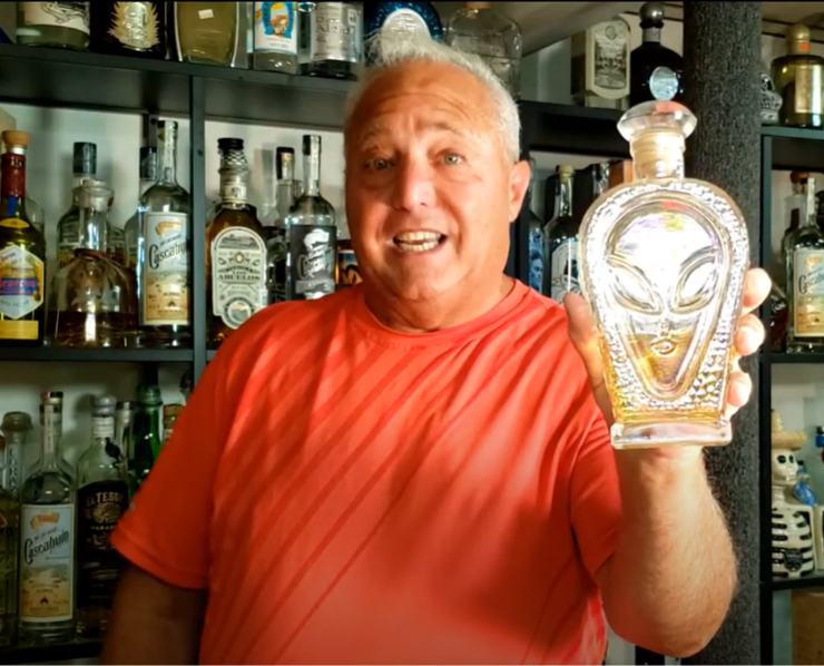 Lou Agave of Long Island Lou Tequila - Alien Tequila- A Nice Light & Sweet Reposado