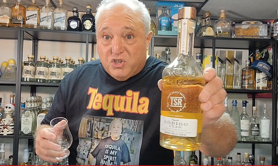 Lou Agave of Long Island Lou Tequila - TSR Single Barrel Select Codigo Reposado - Light & Very Tasty For Sure.