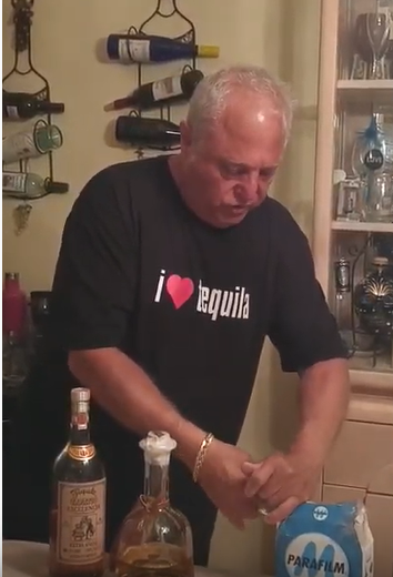 Lou Agave of Long Island Lou Tequila - Parafilm your Tequila