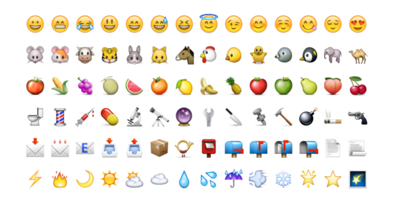 이메일 제목에 감정☺️을 입히다, 이모지(Emoji)