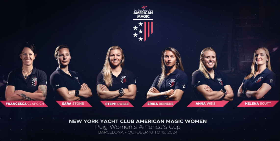 NYYC American Magic announces sailing team for Puig Women’s America’s Cup