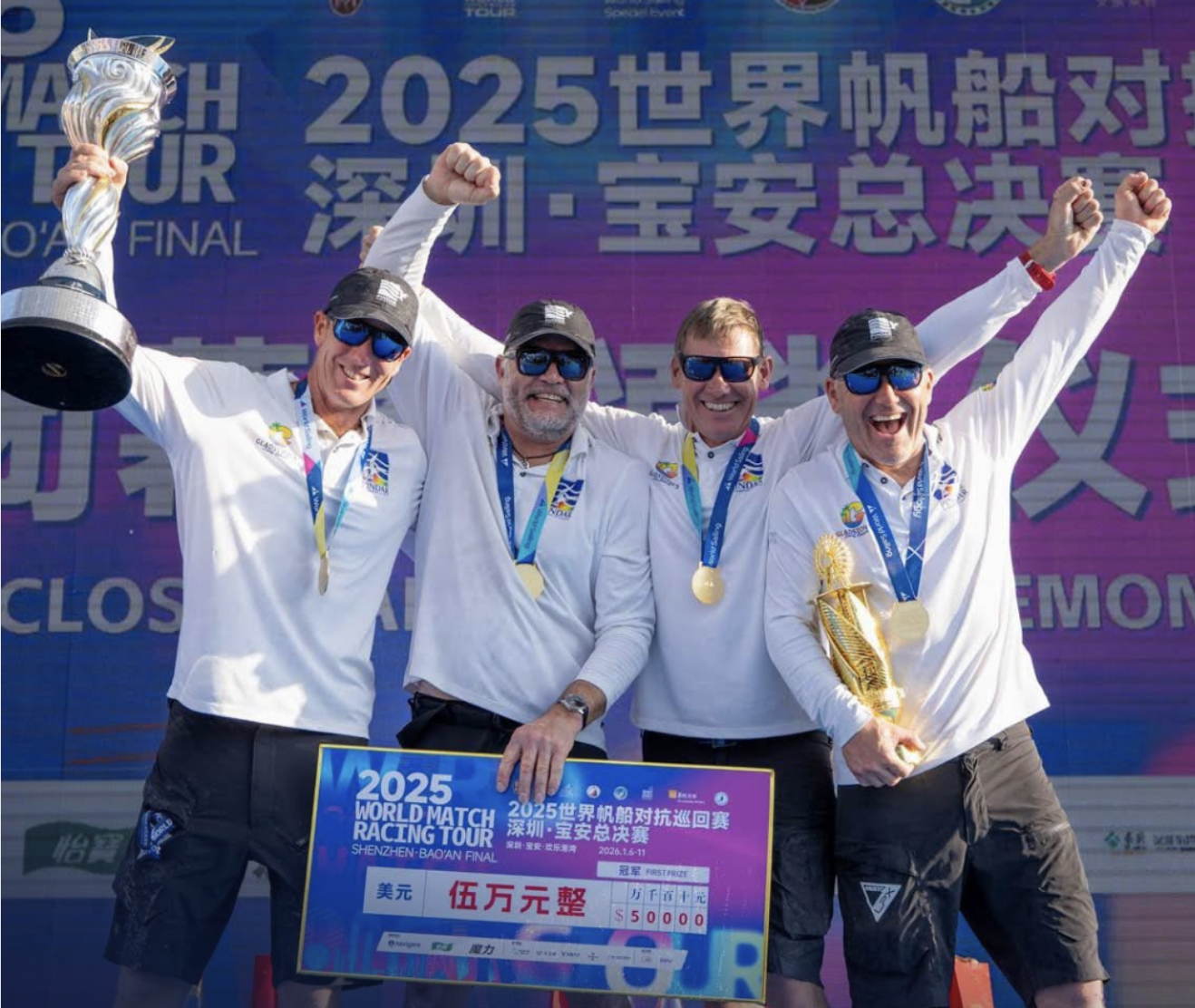Unstoppable Ian Williams claims ninth Match Racing World Championship title