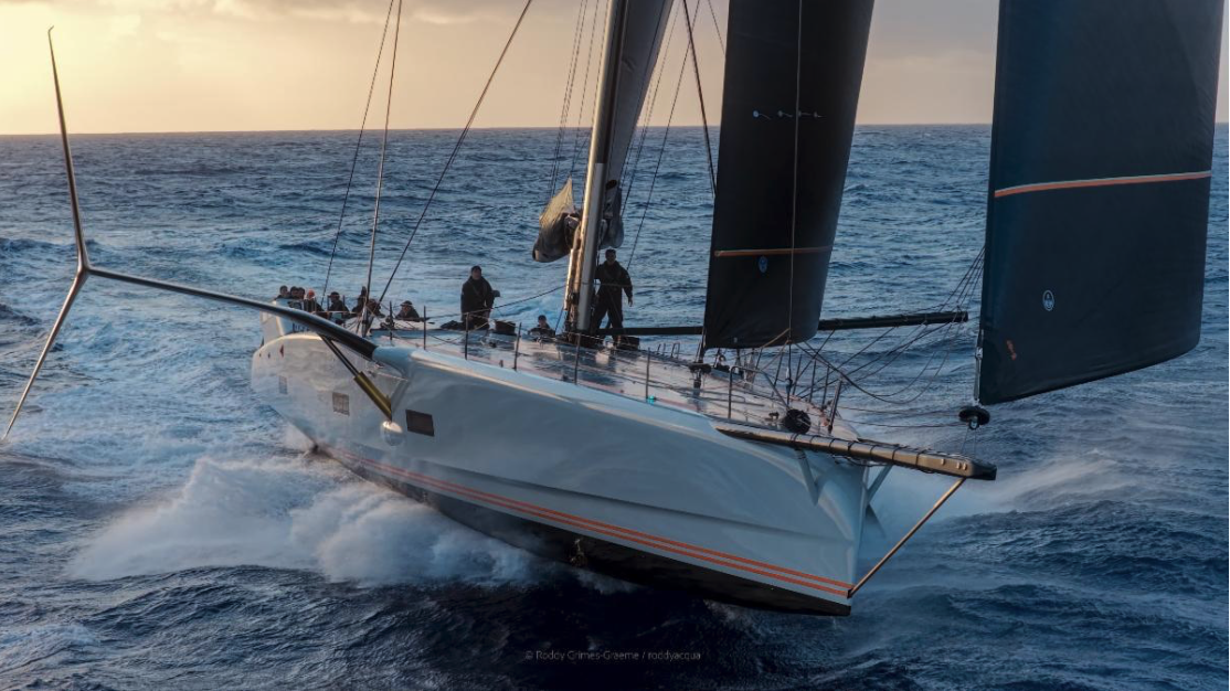 Raven foils to monohull victory with new RORC transatlantic record
