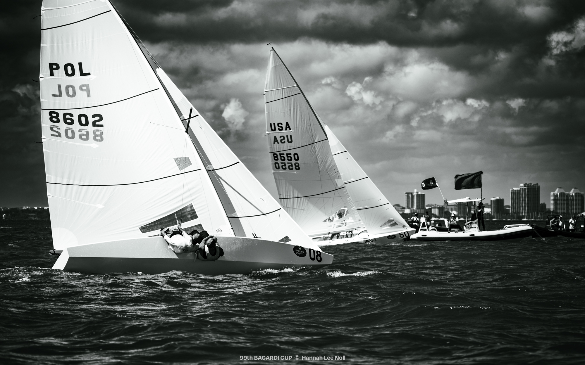 Cayard and Kleen claim opening Star victory in dramatic photo finish on Biscayne Bay