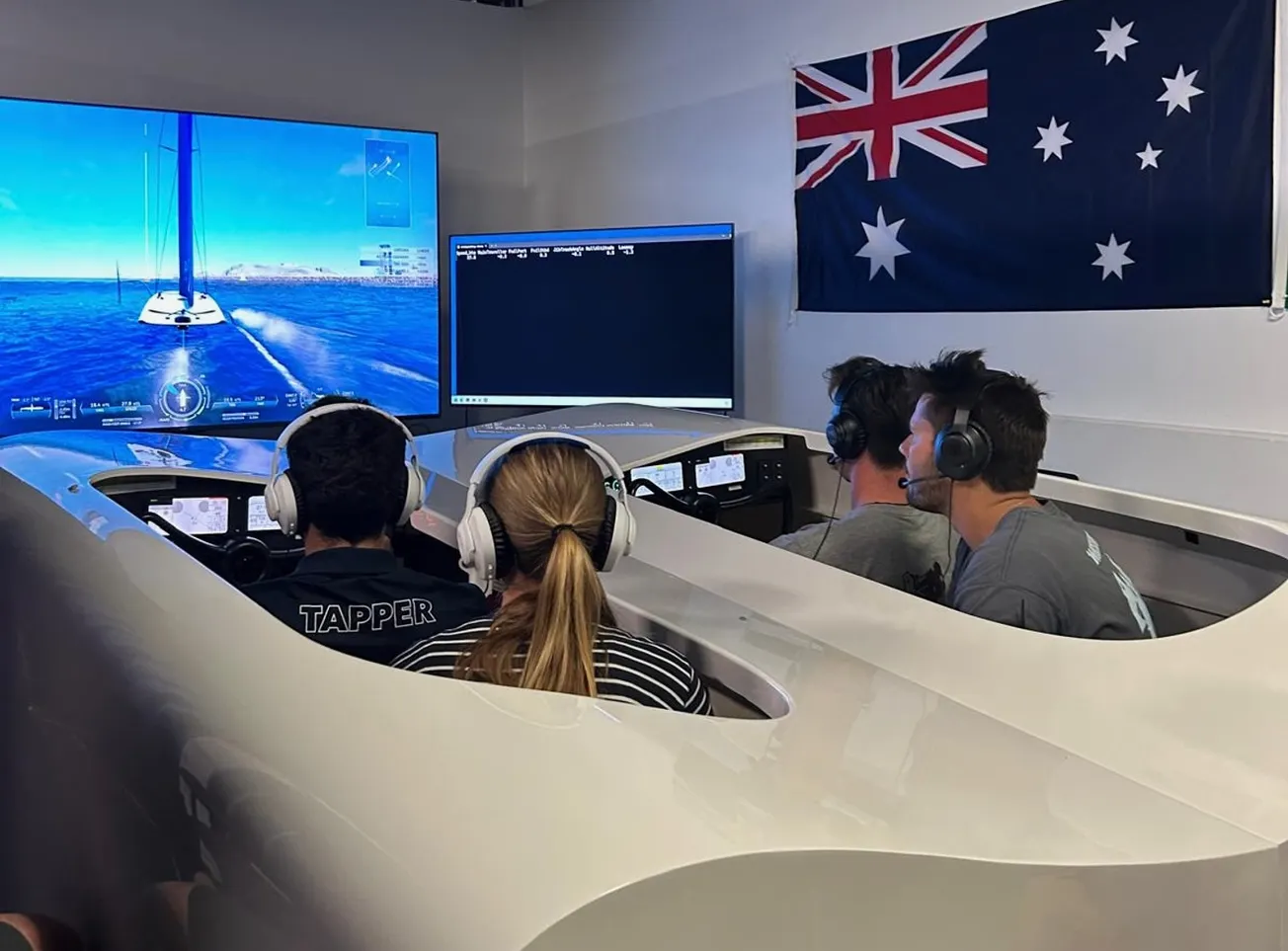 Youth and Women's AC40 teams do battle in Cyberspace