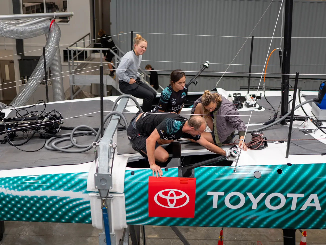 Kiwi sailing talent on trial for Emirates Team New Zealand Women's America's Cup team