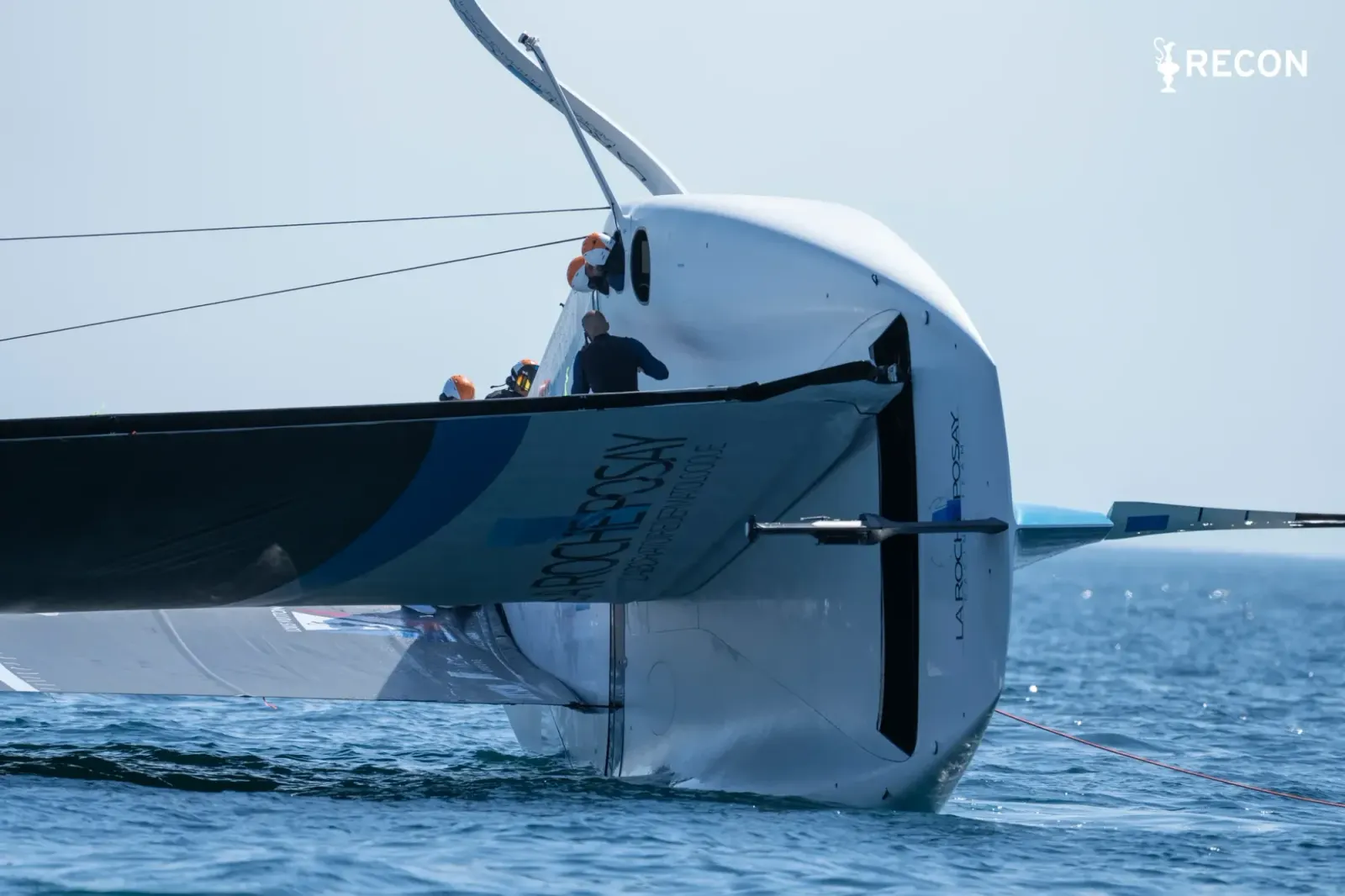 Capsize results in fire onboard French AC75