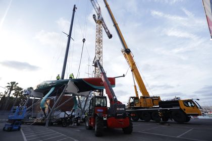 Emirates Team New Zealand statements on crane out incident