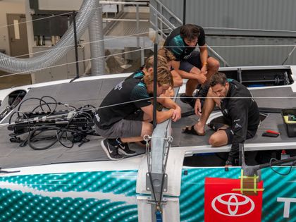 Emirates Team New Zealand trials aspiring youth team candidates