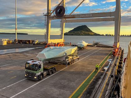 Emirates Team New Zealand – packing up and shipping out