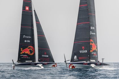 Motorsports icons Daniel Ricciardo and Marc Márquez race with Alinghi Red Bull Racing