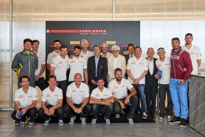 Italian National Olympic Committee awards gold medals to Luna Rossa Prada Pirelli Team
