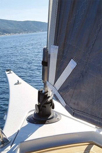 No furling line required…