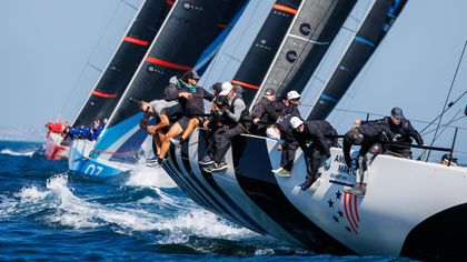 Terry Hutchinson debriefs Quantum Racing American Magic's TP52 World Championship win