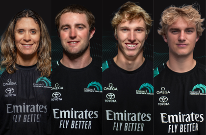Emirates Team New Zealand announce new sailors and sail for first time in AC38