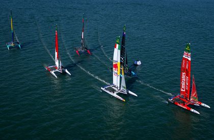 SailGP trial new 27-metre wingsail for possible use in Season 5 Grand Final